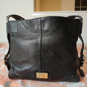 Michael Kors Black leather hobo bag, shoulder bag, satchel bag, purse